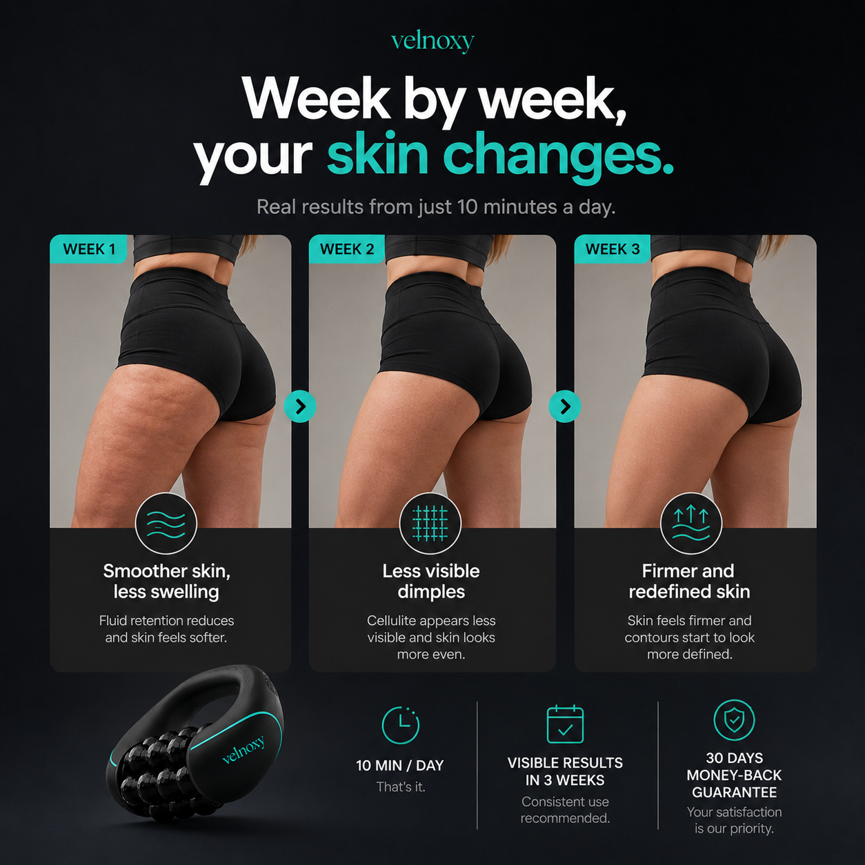 Velnoxy™ Deep-Tissue Anti-Cellulite Massager