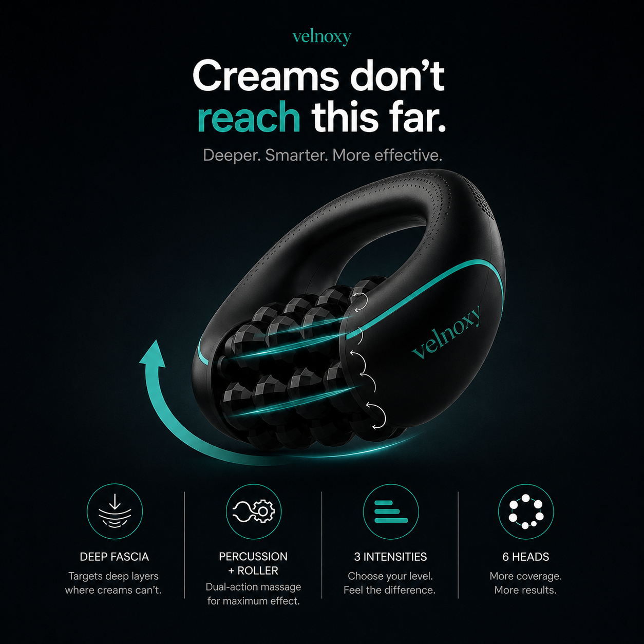 Velnoxy™ Deep-Tissue Anti-Cellulite Massager